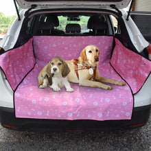 Cargar imagen en el visor de la galería, Dog Carriers Waterproof Rear Back Pet Dog Car Seat Cover Mats Hammock Protector with Safety Belt Transportin Perro dog seat bag

