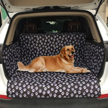 Cargar imagen en el visor de la galería, Dog Carriers Waterproof Rear Back Pet Dog Car Seat Cover Mats Hammock Protector with Safety Belt Transportin Perro dog seat bag
