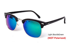 Cargar imagen en el visor de la galería, RBRARE Semi-Rimless Brand Designer Sunglasses Women/Men Polarized UV400 Classic Oculos De Sol Gafas Retro Eyeglasses
