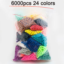 Cargar imagen en el visor de la galería, DOLLRYGA 6000pcs 24color Beads Puzzle Crystal Color Aqua DIY Beads Water Spray Set Ball Games 3D Handmade Magic Toy for Children
