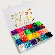 Cargar imagen en el visor de la galería, DOLLRYGA 6000pcs 24color Beads Puzzle Crystal Color Aqua DIY Beads Water Spray Set Ball Games 3D Handmade Magic Toy for Children
