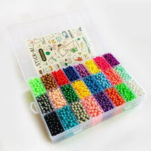 Cargar imagen en el visor de la galería, DOLLRYGA 6000pcs 24color Beads Puzzle Crystal Color Aqua DIY Beads Water Spray Set Ball Games 3D Handmade Magic Toy for Children
