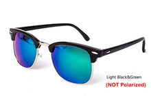 Cargar imagen en el visor de la galería, RBROVO 2019 Semi-Rimless Brand Designer Sunglasses Women/Men Polarized UV400 Classic Oculos De Sol Gafas Retro Eyeglasses
