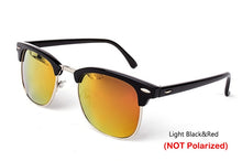 Cargar imagen en el visor de la galería, RBROVO 2019 Semi-Rimless Brand Designer Sunglasses Women/Men Polarized UV400 Classic Oculos De Sol Gafas Retro Eyeglasses
