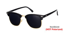 Cargar imagen en el visor de la galería, RBROVO 2019 Semi-Rimless Brand Designer Sunglasses Women/Men Polarized UV400 Classic Oculos De Sol Gafas Retro Eyeglasses
