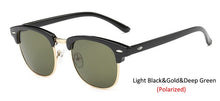 Cargar imagen en el visor de la galería, RBROVO 2019 Semi-Rimless Brand Designer Sunglasses Women/Men Polarized UV400 Classic Oculos De Sol Gafas Retro Eyeglasses
