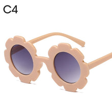 Cargar imagen en el visor de la galería, Vintage Kids Sunglasses Child Sun Glasses Round Flower Gafas Baby Children UV400 Sport Sunglasses Girls Boys Oculos De Sol
