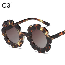 Cargar imagen en el visor de la galería, Vintage Kids Sunglasses Child Sun Glasses Round Flower Gafas Baby Children UV400 Sport Sunglasses Girls Boys Oculos De Sol
