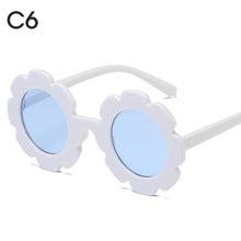 Cargar imagen en el visor de la galería, Vintage Kids Sunglasses Child Sun Glasses Round Flower Gafas Baby Children UV400 Sport Sunglasses Girls Boys Oculos De Sol
