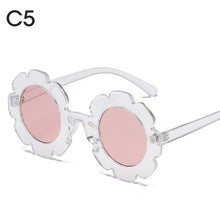 Cargar imagen en el visor de la galería, Vintage Kids Sunglasses Child Sun Glasses Round Flower Gafas Baby Children UV400 Sport Sunglasses Girls Boys Oculos De Sol
