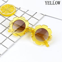 Cargar imagen en el visor de la galería, Vintage Kids Sunglasses Child Sun Glasses Round Flower Gafas Baby Children UV400 Sport Sunglasses Girls Boys Oculos De Sol
