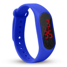Cargar imagen en el visor de la galería, Montre relogio relojes LED electronic sport watch reloj deportivo girls boys minions kids watches children zegarek wristwatch
