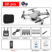 Cargar imagen en el visor de la galería, SHAREFUNBAY E88 pro drone 4k HD dual camera visual positioning 1080P WiFi  fpv drone  height preservation rc quadcopter
