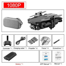 Cargar imagen en el visor de la galería, SHAREFUNBAY drone 4k HD wide angle camera wifi fpv drone height keeping drone with camera mini drone video live rc quadcopter
