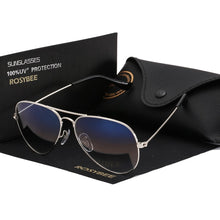 Cargar imagen en el visor de la galería, High Quality G15 Glass Lens women men Sunglasses uv400 aviation brand classic mirror male oculos vintage banned man sun Glasses
