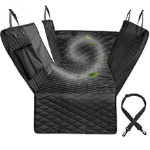 Cargar imagen en el visor de la galería, Dog Car Seat Cover View Mesh Waterproof Pet Carrier Car Rear Back Seat Mat Hammock Cushion Protector With Zipper And Pockets

