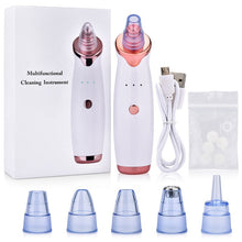 Cargar imagen en el visor de la galería, Vacuum Cleaner Black Dot Machine Skin Pore Suction Blackhead Remover Extractor Nose Cleansing Face Acne Black Head Clean Point

