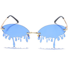 Cargar imagen en el visor de la galería, Fashion Rimless Sunglasses Women New Vintage Unique Tears Shape Steampunk Sunglasses Female Gafas Shades UV400 Oculos Feminino
