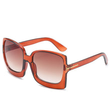 Cargar imagen en el visor de la galería, Higodoy Fashion Oversized Women Sunglasses Brand Designer Plastic Female Big Frame Gradient Sun Glasses UV400 gafas de sol mujer
