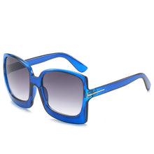 Cargar imagen en el visor de la galería, Higodoy Fashion Oversized Women Sunglasses Brand Designer Plastic Female Big Frame Gradient Sun Glasses UV400 gafas de sol mujer
