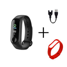 Cargar imagen en el visor de la galería, Men Smart Sports watch blood pressure heart rate monitor message reminder bluetooth waterproof men and women bracelet kids wrist

