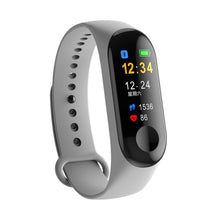 Cargar imagen en el visor de la galería, Men Smart Sports watch blood pressure heart rate monitor message reminder bluetooth waterproof men and women bracelet kids wrist
