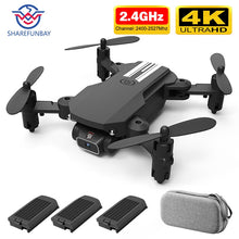 Cargar imagen en el visor de la galería, SHAREFUNBAY drone 4k HD wide angle camera wifi fpv drone height keeping drone with camera mini drone video live rc quadcopter
