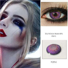 Cargar imagen en el visor de la galería, EYESHARE 1 Pair  Beautiful Pupil  Eye Cosmetic Colorful Contact Lenses Halloween Cosplay Lenses Crazy Lens for Eyes
