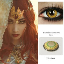 Cargar imagen en el visor de la galería, EYESHARE 1 Pair  Beautiful Pupil  Eye Cosmetic Colorful Contact Lenses Halloween Cosplay Lenses Crazy Lens for Eyes
