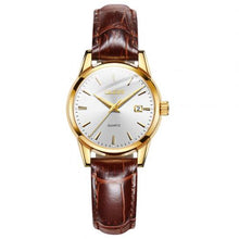 Cargar imagen en el visor de la galería, OLEVS Men Women Fashion Round Dial Waterproof Analog Display Quartz Watch Gift
