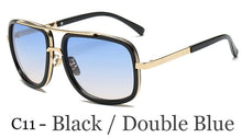 Cargar imagen en el visor de la galería, New Fashion Big Frame Sunglasses Men Square  Metal Sun Glasses Women Retro Sun Glasses Vintage High Quality Gafas Oculos De Sol
